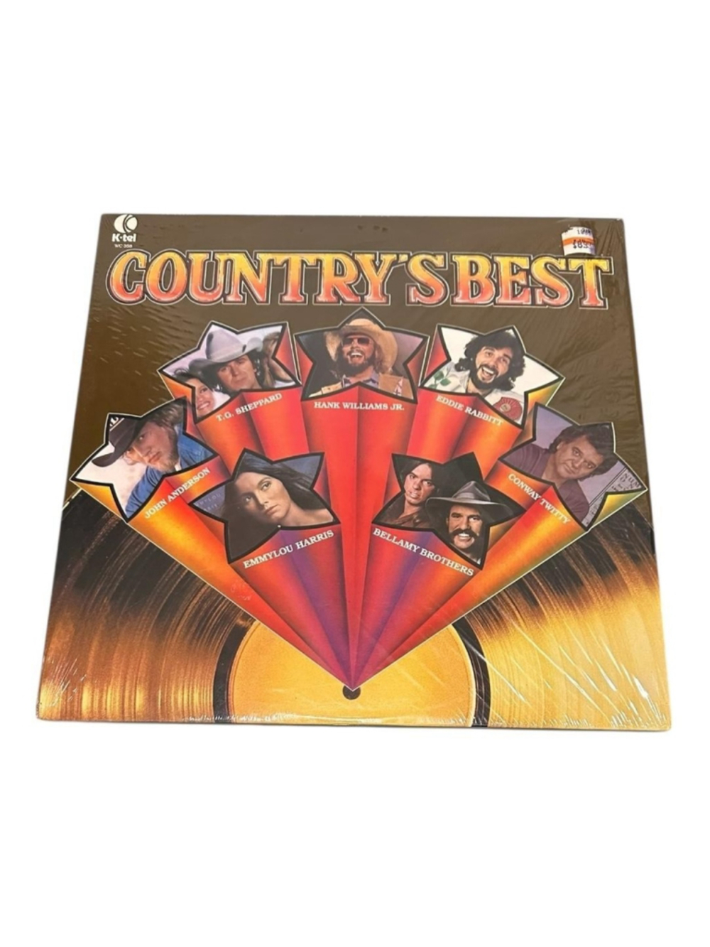 Vintage Country's Best Vinyl LP 1983 K-Tel Compilation Country Black Canada